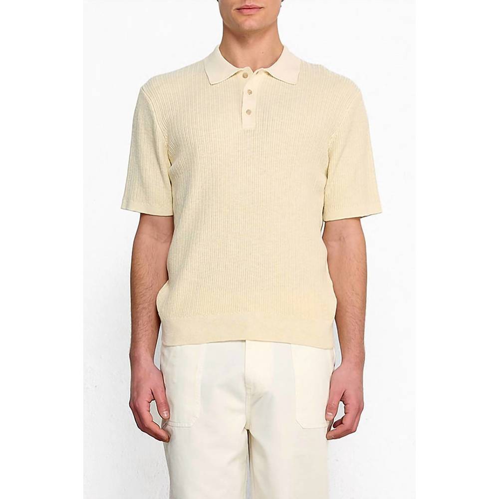 NEW EDMMOND STUDIOS sunset polo in beige